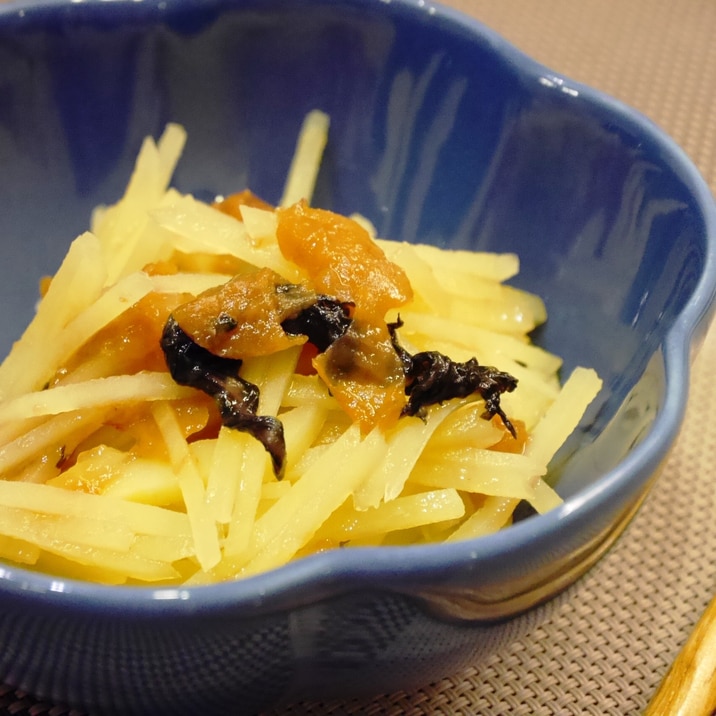 材料2つ&5分で完成!じゃがいもの梅和え